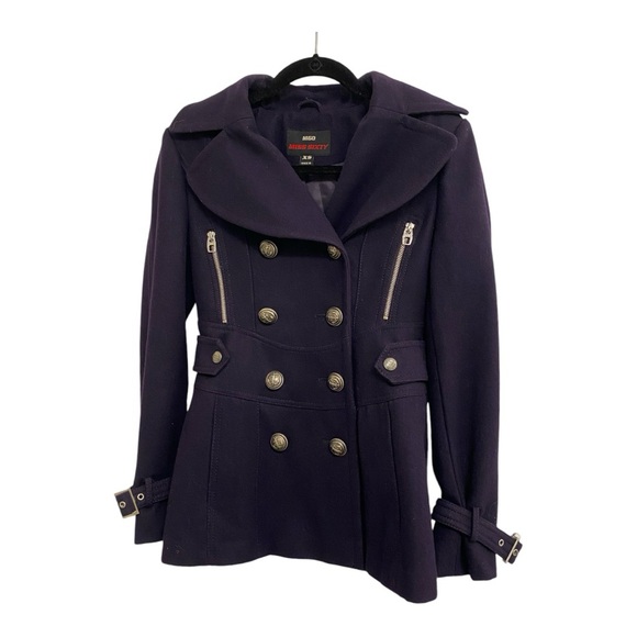 Miss Sixty Women Double Breasted Pea-coat Size: XS - Picture 1 of 8